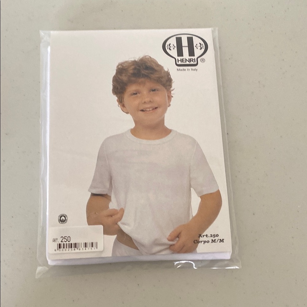 Kids White T-Shirt-pkg of 2